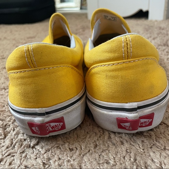 Yellow Slip-on Vans - Picture 2 of 5